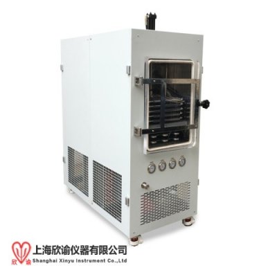 上海欣諭2025款XY-FD-S5壓蓋中試型凍干機(jī)普通型真空冷凍干燥機(jī)實(shí)驗(yàn)室摸索凍干工藝用冷凍干燥機(jī)，冰凍干燥機(jī)，壓塞冷凍干燥儀